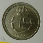 Luxembursko - 1 frank 1977