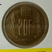 Luxembursko - 20 frank 1982