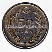 Turecko - 50 lira 1985