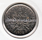 Francie - 5 frank 1978 B 