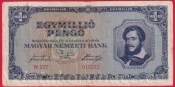 Maďarsko - 1 000 000 Pengö 1945 