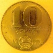 Maďarsko - 10 forint 1980