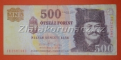 Maďarsko - 500 Forint 2008