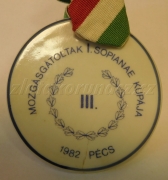 Maďarsko - Pohár I. Sopianae  1982, III.místo