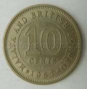 Malaya & Brit. Borneo - 10 cent 1957 KH