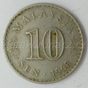 Malaysie - 10 sen 1968