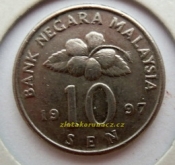 Malaysie - 10 sen 1997