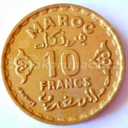 Maroko - 10 francs 1371 (1952)