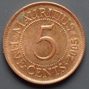 Mauritius - 5 Cents 2005