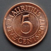 Mauritius - 5 Cents 2017