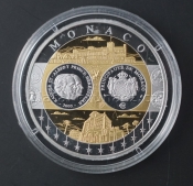 Medaile Evropa - Monako - stříbrná
