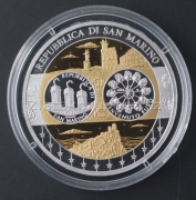Medaile Evropa - Republica di San Marino - stříbrná