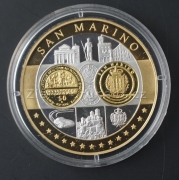 Medaile Evropa - San Marino - zlatá