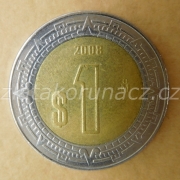 Mexiko - 1 peso 2008