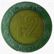 Mexiko - 2 pesos 2011