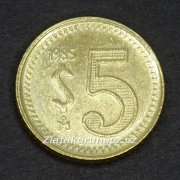 Mexiko - 5 pesos 1985
