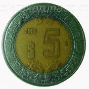 Mexiko - 5 pesos 2005