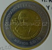 Mexiko - 5 pesos 2010 M. H. y Costilla