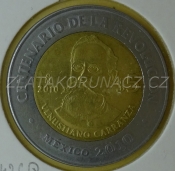 Mexiko - 5 pesos 2010 V. Caranza