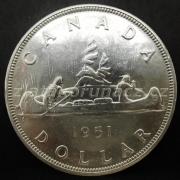 Kanada - 1 dollar 1951