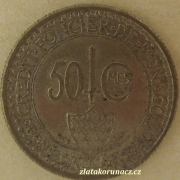 Monako - 50 Centimes 1926