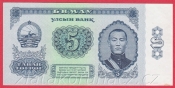 Mongolsko - 5 tugrik 1981