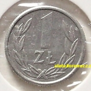 Polsko - 1 zloty 1989 