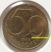 Rakousko - 50 groschen 1989