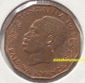 Tanzánie - 5 senti 1973