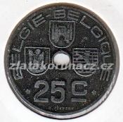 Belgie - 25 centimes 1942 Belgie....