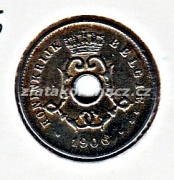 Belgie - 5 cent  1906 Cen.