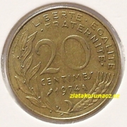Francie - 20 centimes 1974
