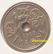 Norsko - 1 krone 1998