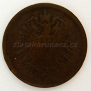 Německo - 1 Reich Pfennig 1875 B