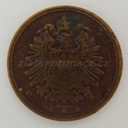 Německo - 1 Reich Pfennig 1888 J