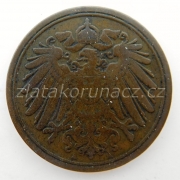 Německo - 1 Reich Pfennig 1892 A