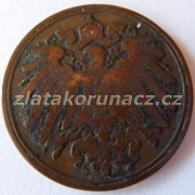 Německo - 1 Reich Pfennig 1900 J