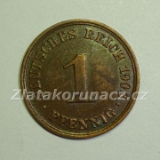 Německo - 1 Reich Pfennig 1903 A