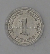 Německo - 1 Reich Pfennig 1917 A