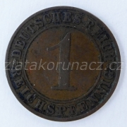 Německo - 1 Reichspfennig 1924 D