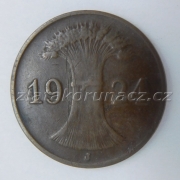Německo - 1 Reichspfennig 1924 J