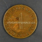 Německo - 1 Reichspfennig 1928 G