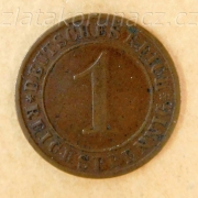 Německo - 1 Reichspfennig 1934 A
