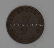 Německo - 1 Reichspfennig 1938 A