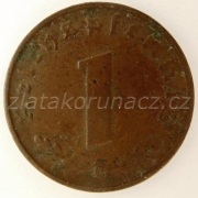 Německo - 1 Reichspfennig 1939 G