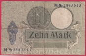 Německo - 10 mark 6.10.1906 - série M