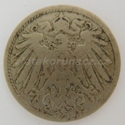 Německo - 10 Reich Pfennig 1893 J