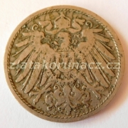 Německo - 10 Reich Pfennig 1896 J