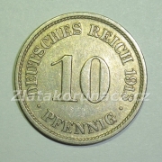 Německo - 10 Reich Pfennig 1913 J