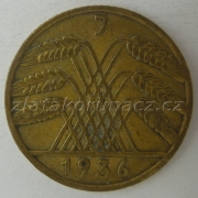 Německo - 10 Reichcspfennig 1936 J